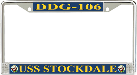 USS Stockdale DDG-106 License Plate Frame