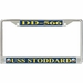USS Stoddard DD-566 License Plate Frame