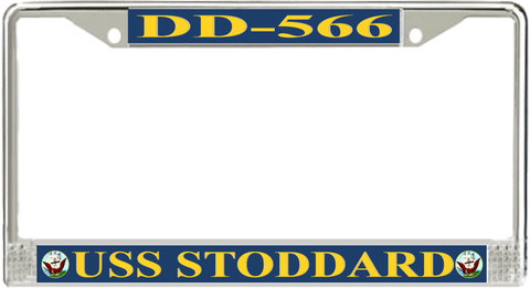USS Stoddard DD-566 License Plate Frame