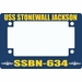 USS Stonewall Jackson SSBN-634 Motorcycle Frame