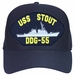 USS Stout DDG-55 Ship Cap