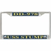 USS Stump DD-978 License Plate Frame