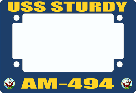 USS Sturdy AM-494 Motorcycle Frame