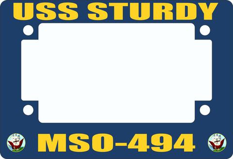 USS Sturdy MSO-494 Motorcycle Frame