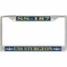USS Sturgeon SS-187 License Plate Frame