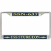 USS Sturgeon SSN-637 License Plate Frame