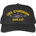 USS Sturgeon SSN-637 with Dolphins Custom Embroidered Cap