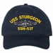 USS Sturgeon SSN-637 with Dolphins Unstructured Dad Cap