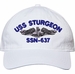 USS Sturgeon SSN-637 with Dolphins Unstructured Dad Cap