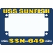 USS Sunfish SSN-649 Motorcycle Frame
