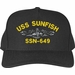 USS Sunfish SSN-649 Silver Dolphins Custom Embroidered Cap