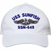 USS Sunfish SSN-649 with Dolphins Unstructured Dad Cap