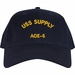 USS Supply AOE-6 Ship Text Only Custom Embroidered Cap