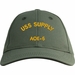 USS Supply AOE-6 Ship Text Only Custom Embroidered Cap
