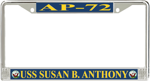 USS Susan B. Anthony AP-72 License Plate Frame