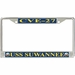 USS Suwannee CVE-27 License Plate Frame