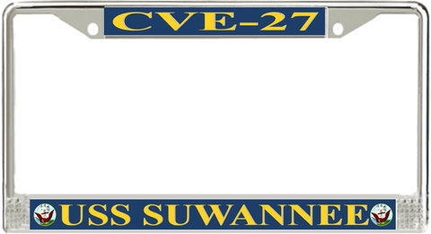 USS Suwannee CVE-27 License Plate Frame