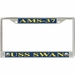 USS Swan AMS-37 License Plate Frame
