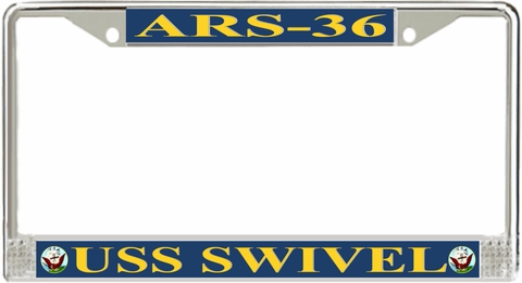 USS Swivel ARS-36 License Plate Frame