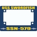 USS Swordfish SSN-579 Motorcycle Frame