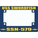 USS Swordfish SSN-579 Motorcycle Frame