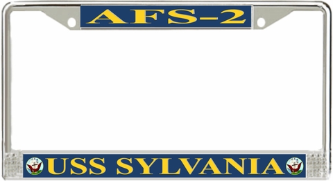 USS Sylvania AFS-2 License Plate Frame