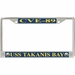 USS Takanis Bay CVE-89 License Plate Frame