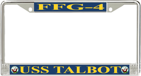 USS Talbot FFG-4 License Plate Frame