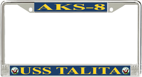 USS Talita AKS-8 License Plate Frame