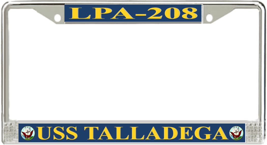 USS Talladega LPA208 License Plate frame