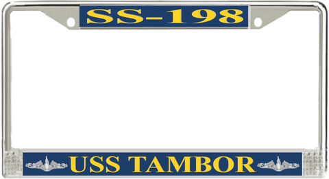 USS Tambor SS-198 License Plate Frame