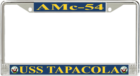 USS Tapacola AMc-54 License Plate Frame