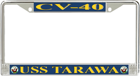 USS Tarawa CV-40 License Plate Frame