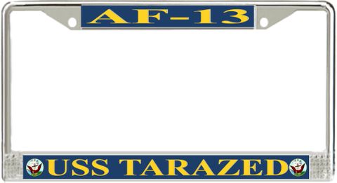 USS Tarazed AF-13 License Plate Frame