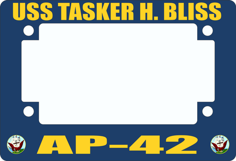 USS Tasker H. Bliss AP-42 Motorcycle Frame