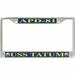 USS Tatum APD-81 License Plate Frame