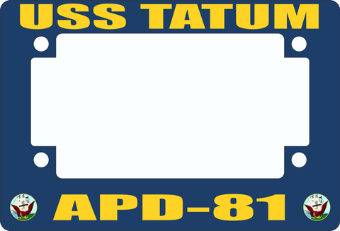 USS Tatum APD-81 Motorcycle Frame