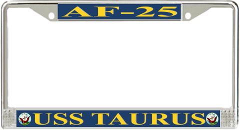 USS Taurus AF-25 License Plate Frame