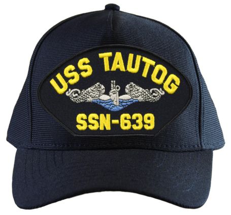 USS Tautog SSN-639 Blue Water ( Silver Dolphins ) Submarine Enlisted Cap