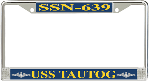 USS Tautog SSN-639 License Plate Frame