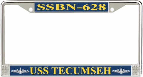 USS Tecumseh  SSBN-628 License Plate Frame