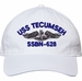 USS Tecumseh SSBN-628 with Dolphins Unstructured Dad Cap