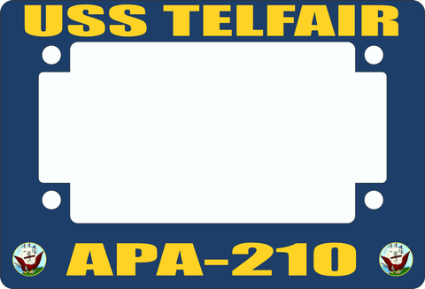 USS Telfair APA-210 Motorcycle Frame