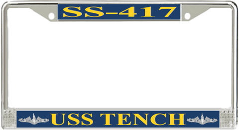 USS Tench SS-417 License Plate Frame