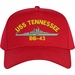 USS Tennessee BB-43 Ship Custom Embroidered Cap