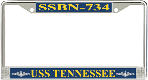 USS Tennessee  SSBN-734 License Plate Frame