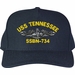 USS Tennessee SSBN-734 Submarine Custom Embroidered Cap