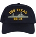 USS Texas BB-35 Embroidered Cap