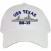 USS Texas BB-35 Embroidered Cap