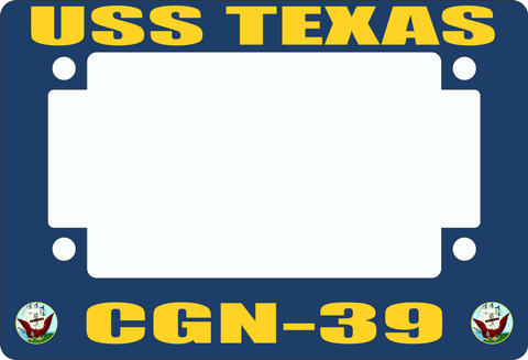 USS Texas CGN-39 Motorcycle Frame